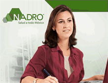 Tablet Screenshot of nadro.com.mx